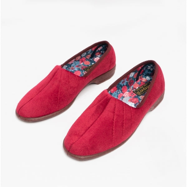 Sleepers AUDREY III Womens Wide Fit Full Slippers Regal