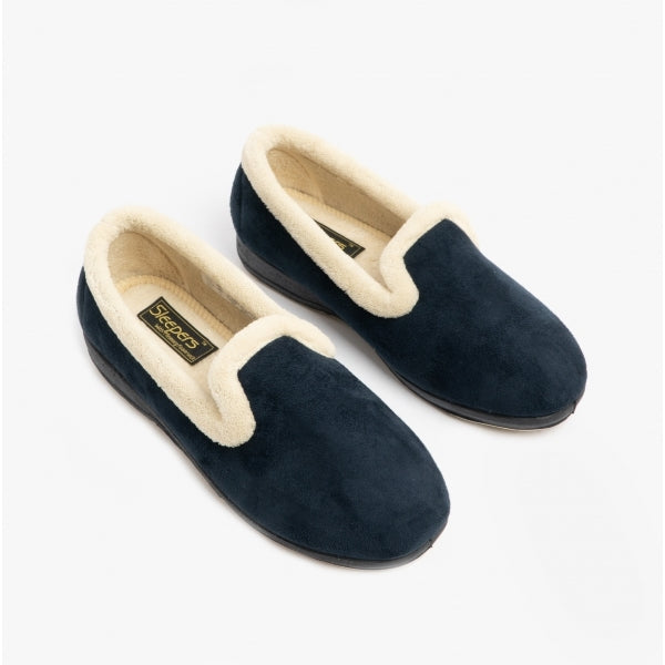Sleepers SOPHIA Womens Full Slippers Navy