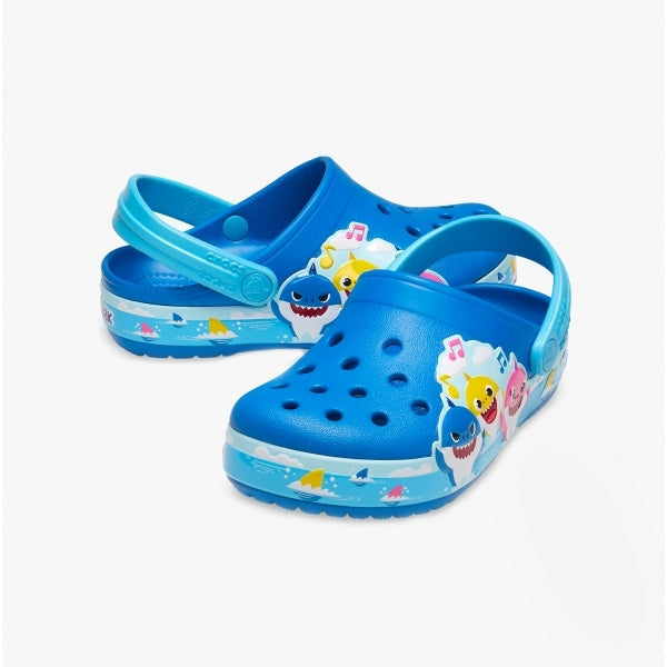 Crocs 207066-4JL BABY SHARK BAND Kids Clogs Bright Cobalt