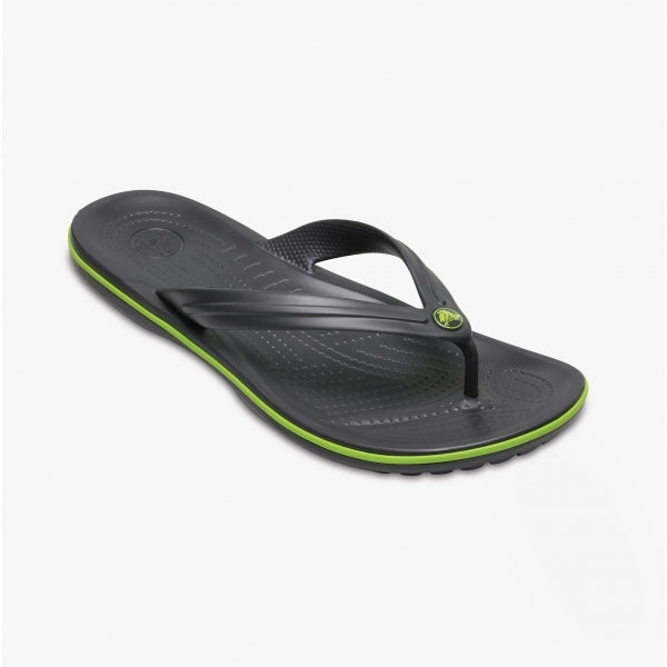 Crocs 11033-0A1 CROCBAND FLIP Unisex Flip-Flops Graphite/Volt Green