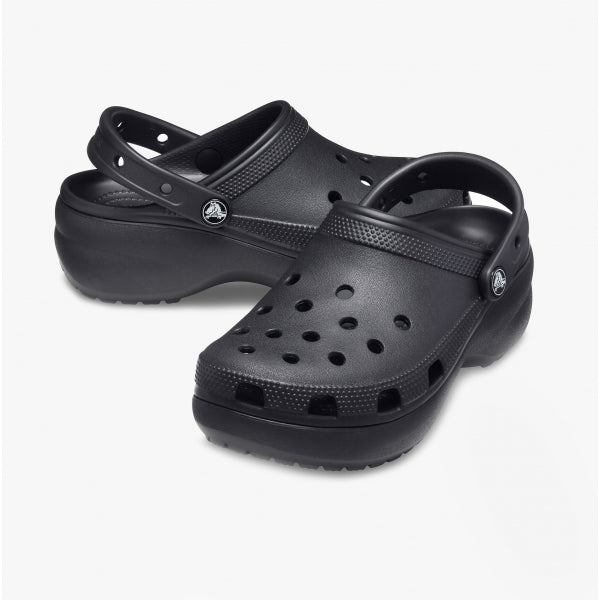 Crocs 206750-001 CLASSIC PLATFORM CLOG Womens Clogs Black