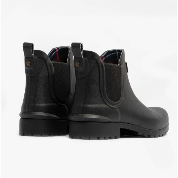 Barbour WILTON Womens Chelsea Wellington Boots Black