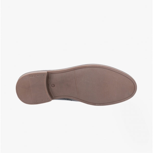 Hush Puppies BRYSON Mens Leather Oxford Shoes Red