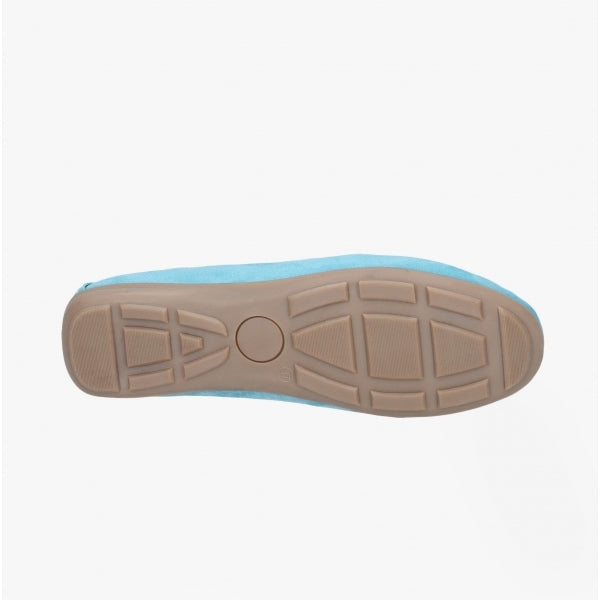 Hush Puppies MAGGIE Womens Leather Driving Shoes Teal