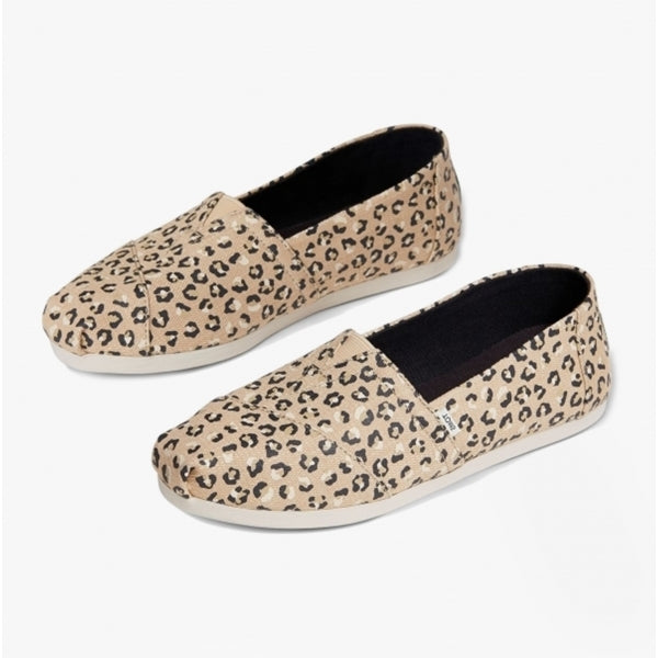 TOMS ALPARGATA Womens Cotton Slip-On Shoes Natural