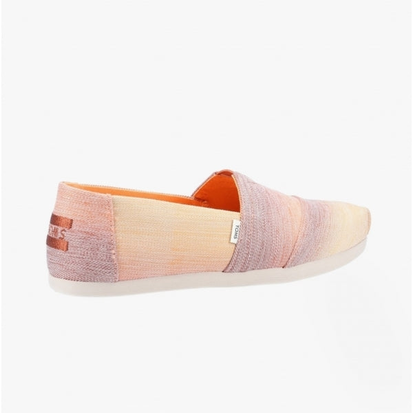 TOMS ALPARGATA OMBRE Womens Fabric Slip-On Shoes Brown