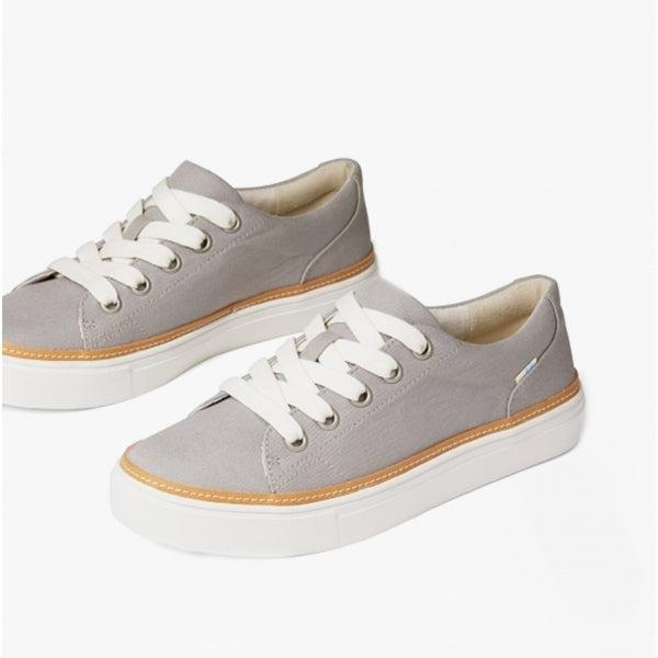 TOMS ALEX Womens Cotton Casual Trainers Grey