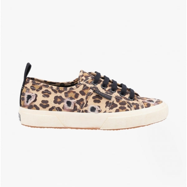 Superga 2750 RIPPED LEOPARD Womens Trainers Classic Leopard/Black