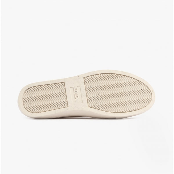 TOMS ALEX BIRCH Womens Cotton Casual Trainers Natural