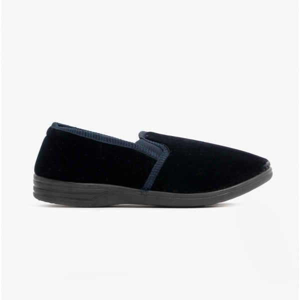 Zedzzz ROSS Mens Full Slippers Navy