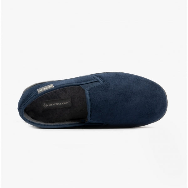 Dunlop JETHRO Mens Full Slippers Blue