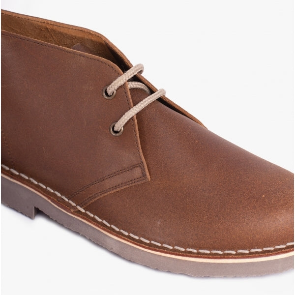 Roamers DARA Mens Desert Boots Brown