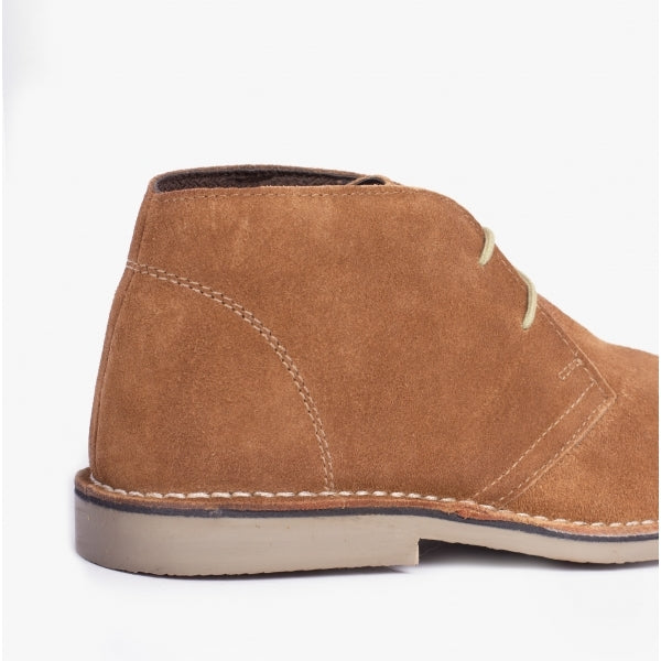Roamers M420BS Mens Desert Boots Sand