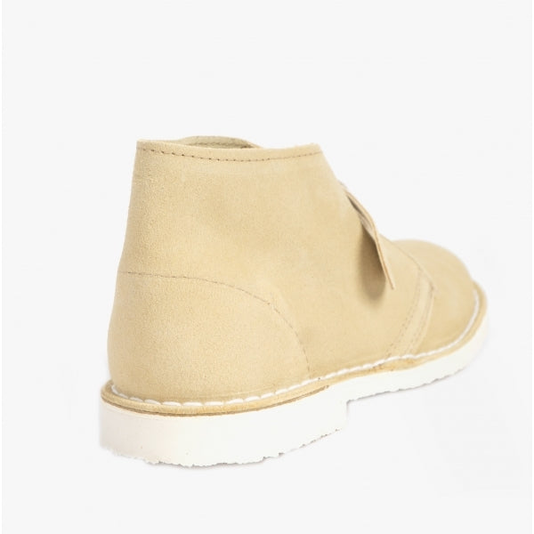 Popps PASTEL Womens Suede Casual Desert Boots Mellow Yellow