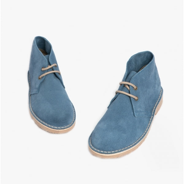 Roamers MACIE Womens Desert Boots Blue