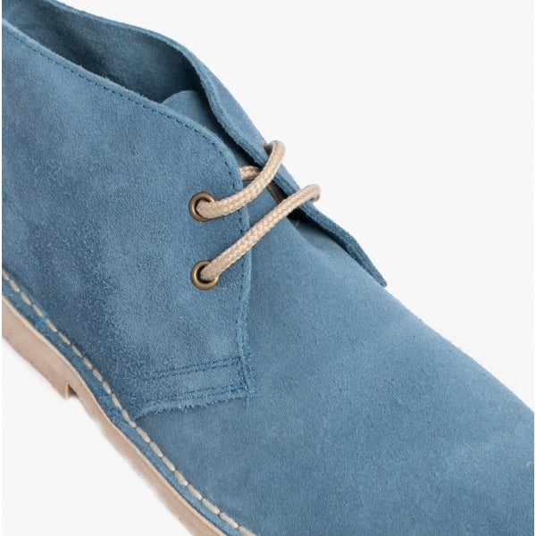 Roamers MACIE Womens Desert Boots Blue