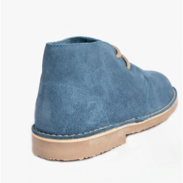 Roamers MACIE Womens Desert Boots Blue