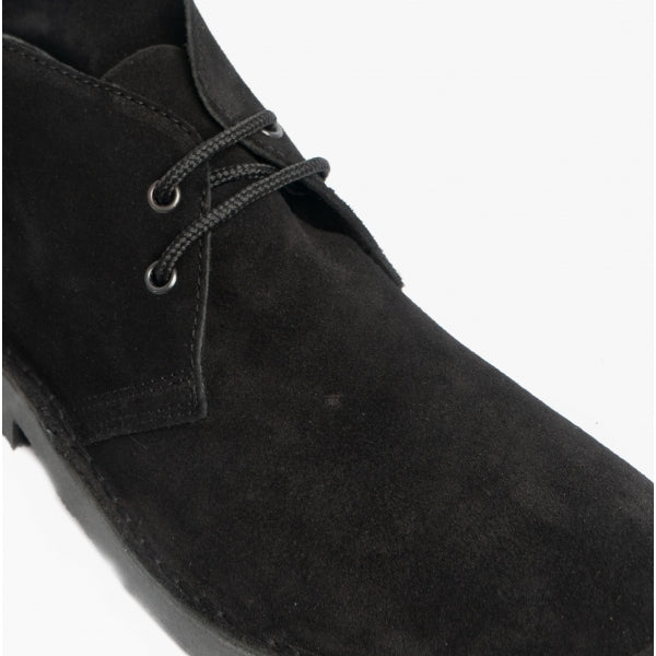 Roamers M400AS Mens Desert Boots Black