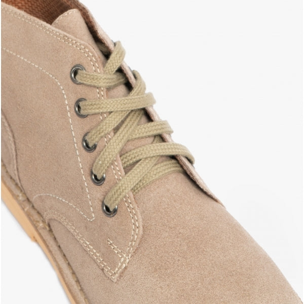 Roamers M468TS Mens Desert Boots Dark Taupe