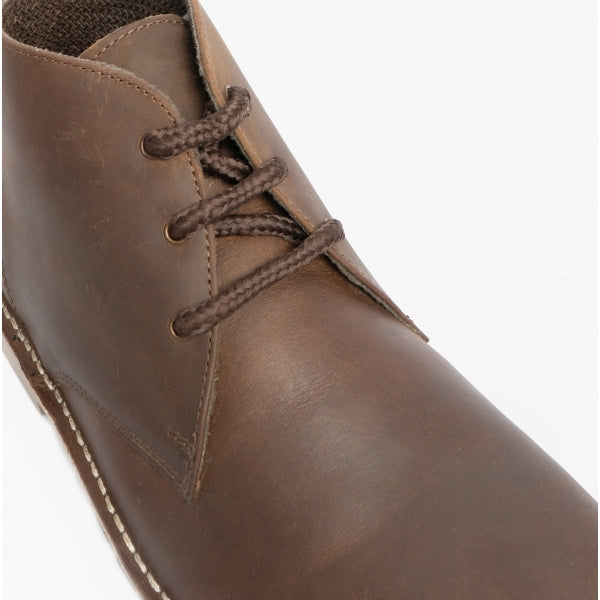 Roamers LEONARD Mens Desert Boots Brown