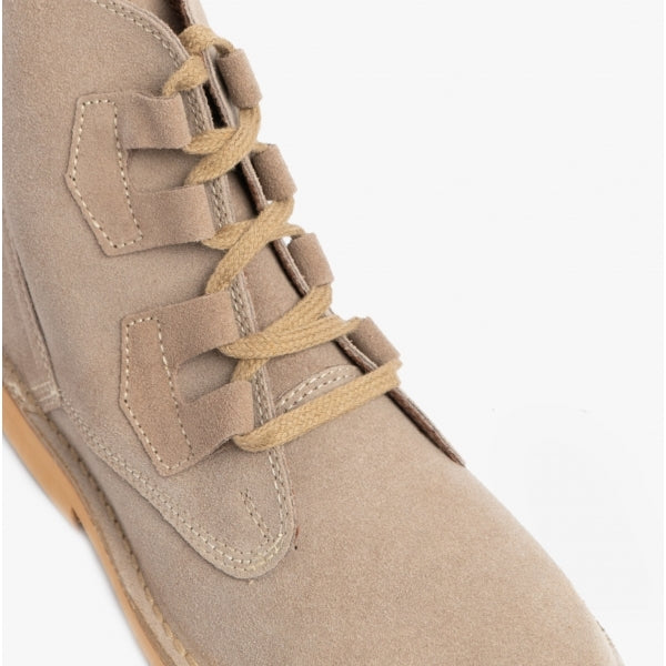 Roamers M327TS Mens Desert Boots Dk.Taupe