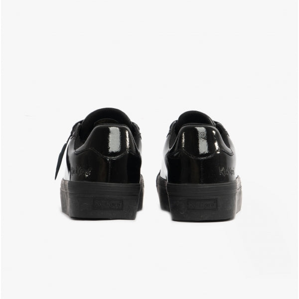 Kickers TOVNI STACK Girls Leather Shoes Black