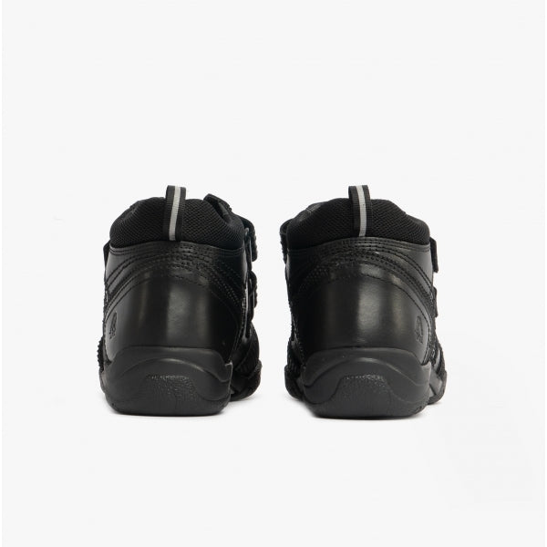 Hush Puppies JEZZA Boys Leather School Boots Black