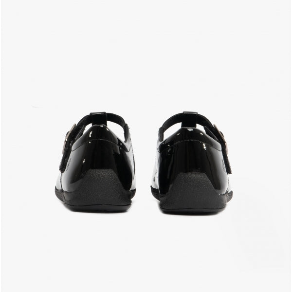 ELIZA SENIOR PATENT Girls Leather School Shoes Patent Black