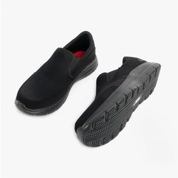 Skechers Work 77048WEC FLEX ADVANTAGE - MCALLEN SR Mens Occupational Trainers Black