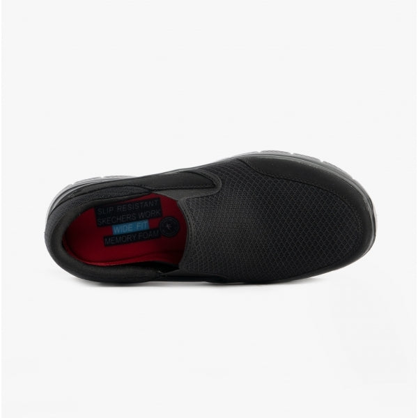 Skechers Work 77048WEC FLEX ADVANTAGE - MCALLEN SR Mens Occupational Trainers Black