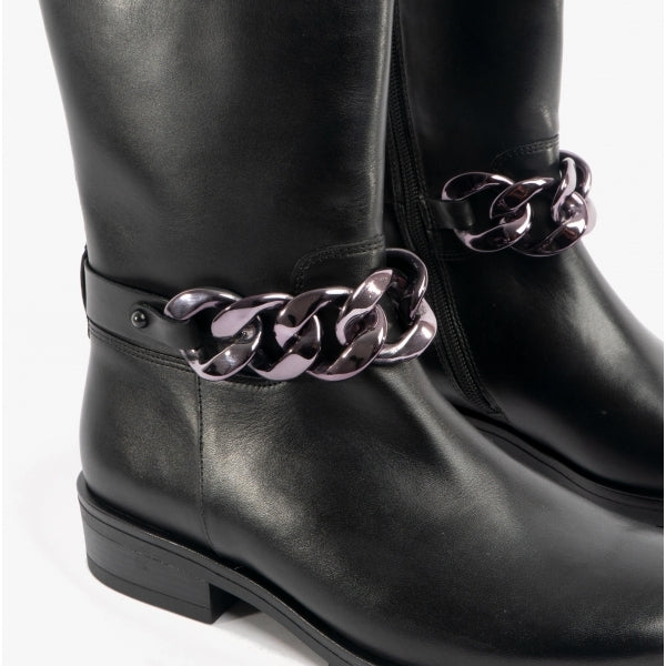 Gabor HARROW Womens Chain Boots Black