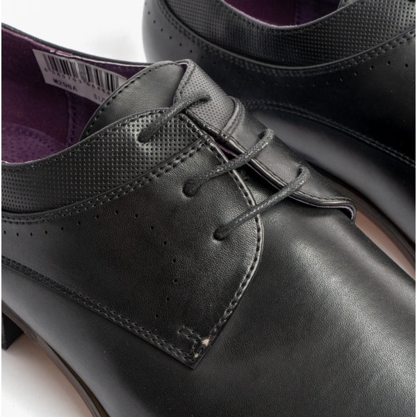 Goor HANSEN Mens Brogue Oxford Shoes Black