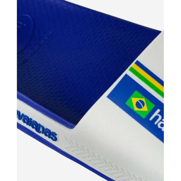 Havaianas HAV SLIDE BRASIL Mens Sliders Blue/White