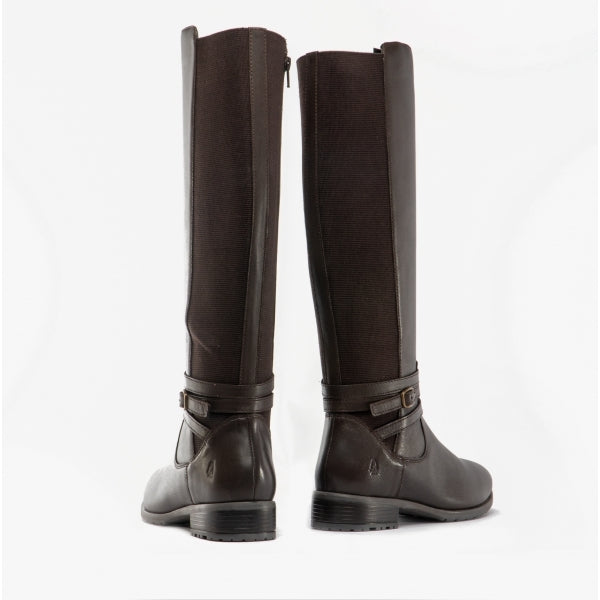 Hush Puppies VANESSA Womens Leather Boots Brown