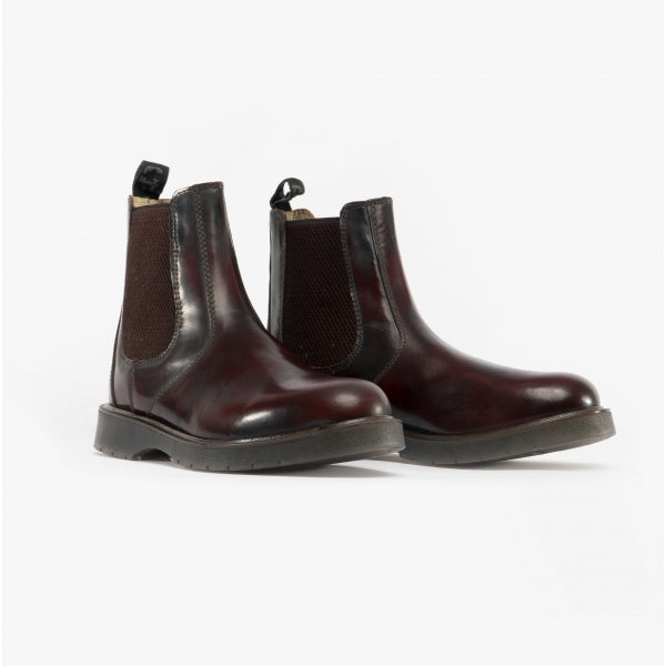 Grafters BELGRAVIA Unisex Chelsea Boots Oxblood