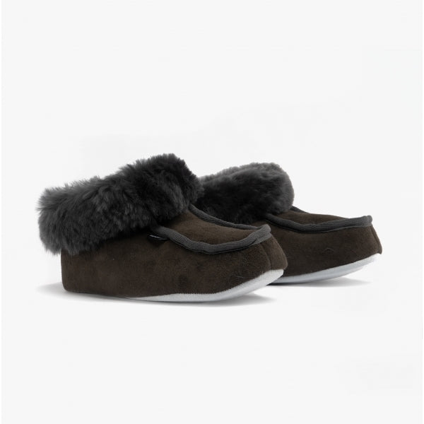 Shepherd MOA Womens Sheepskin Slipper Boots Asphalt