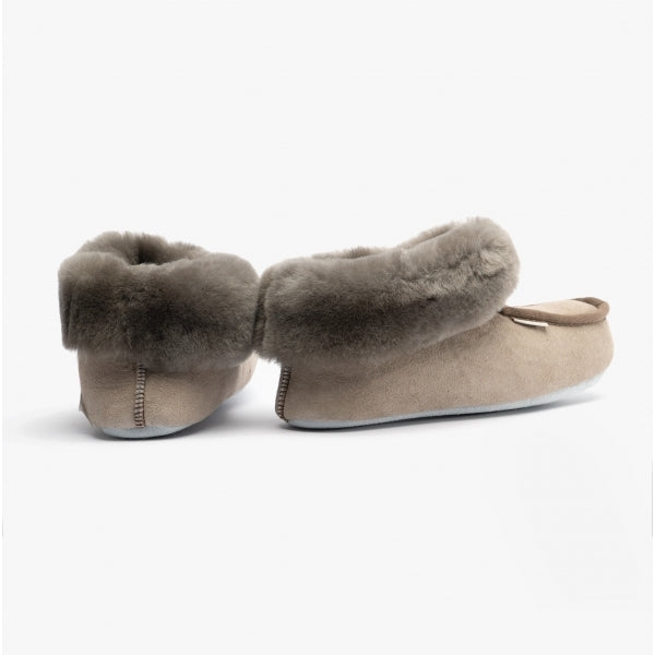 Shepherd MOA Womens Sheepskin Slipper Boots Stone