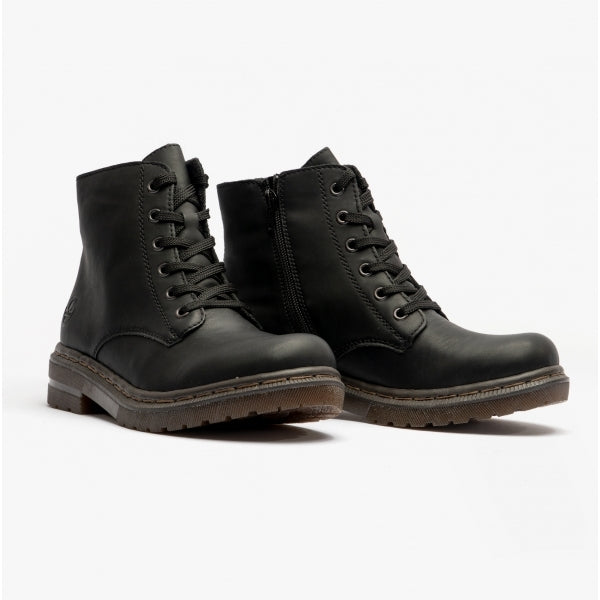 Rieker 78240-00 Womens Ankle Boots Black