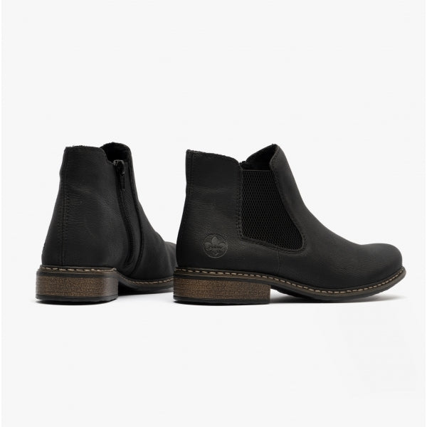 Rieker Z4994-00 Womens Chelsea Boots Black