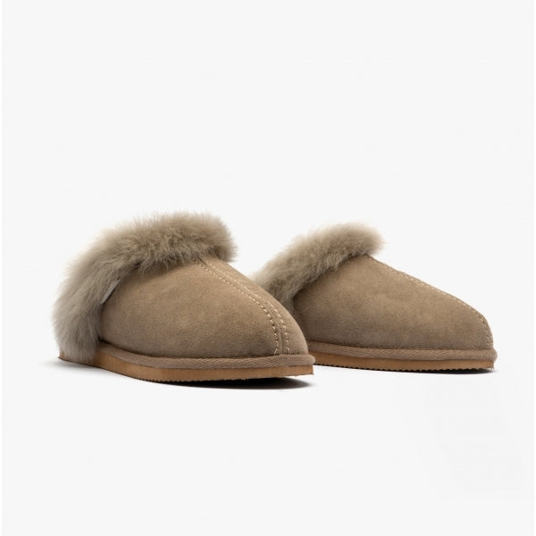 Shepherd EVELINA Womens Sheepskin Mules Stone