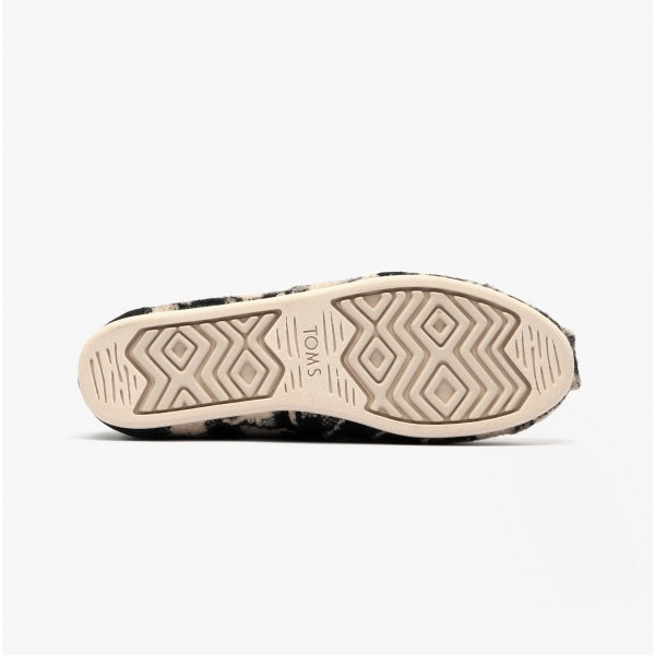 TOMS ALPARGATA Womens Espadrille Black/White