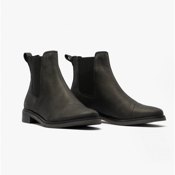 TOMS CHARLIE Womens Leather Boots Black