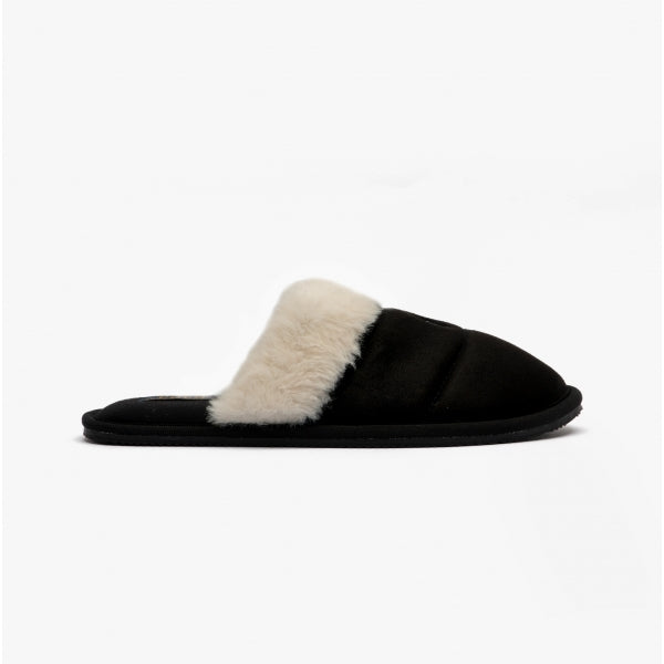 Polo Ralph Lauren KELCIE Womens Mule Slippers Black/White