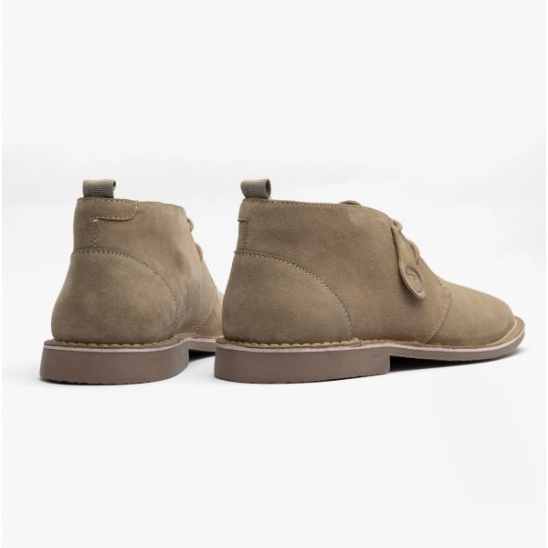 Popps VESPA Unisex Desert Boots Sand