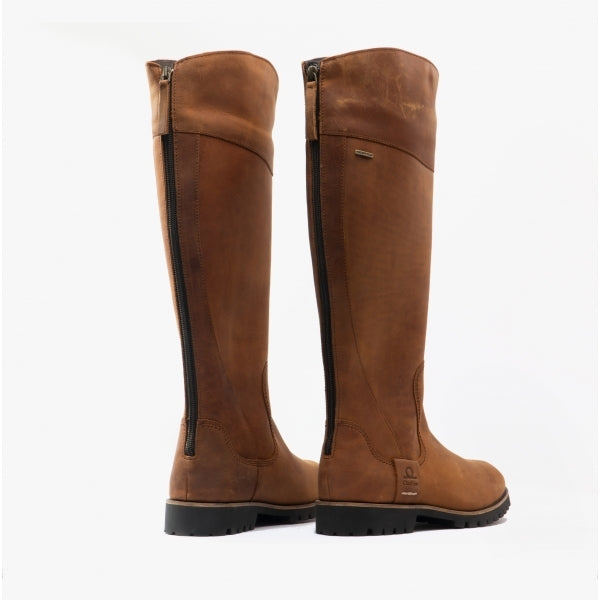 Chatham GATCOMBE Womens Leather Knee Length Waterproof Boots Walnut
