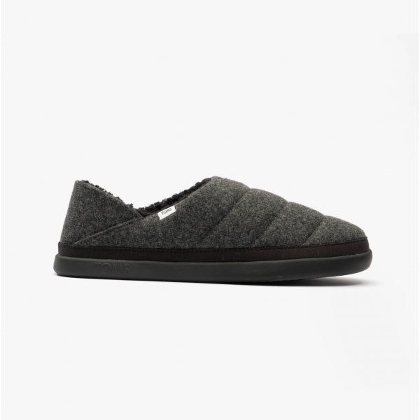 TOMS EZRA Womens Slippers Black/Grey