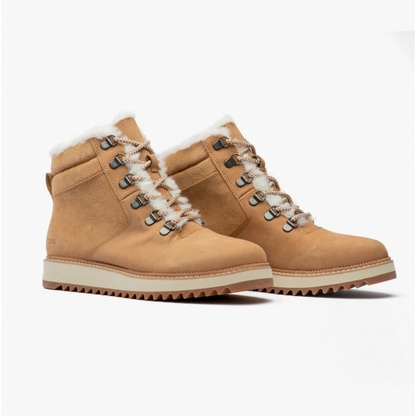 TOMS MOJAVE Womens Suede Waterproof Boots Brown