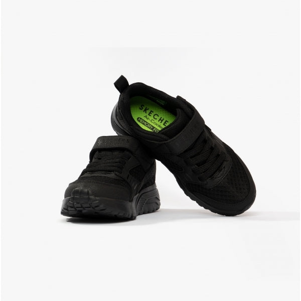 Skechers 403696L/BBK UNO LITE-ZELTON Boys Trainers Black