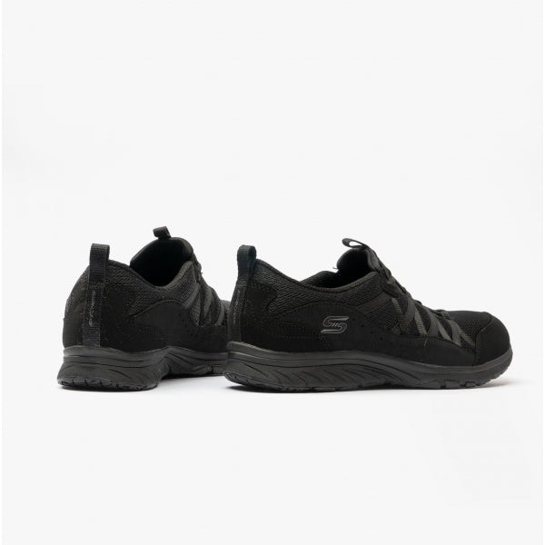 Skechers 104281/BBK GRATIS SPORT-LIVE GOLDEN Womens Slip-On Trainers Black