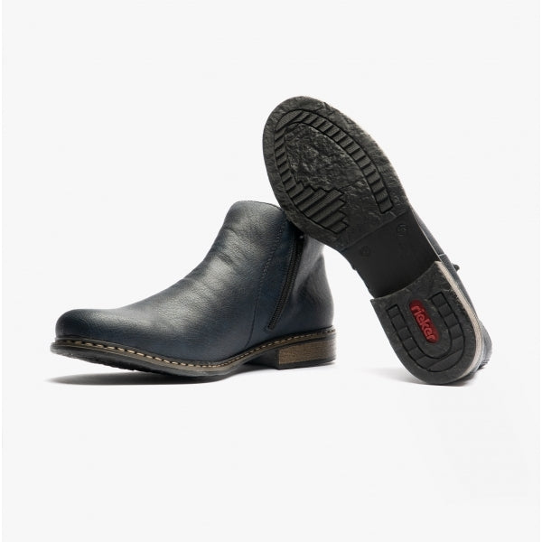 Rieker Z4994-14 Womens Chelsea Boots Blue
